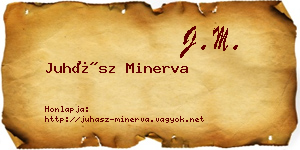 Juhász Minerva névjegykártya