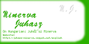 minerva juhasz business card